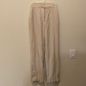 H&M wide cut slit pants